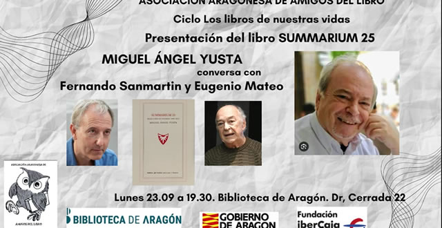 Miguel Angel Yusta  presenta 'Summarium 25'